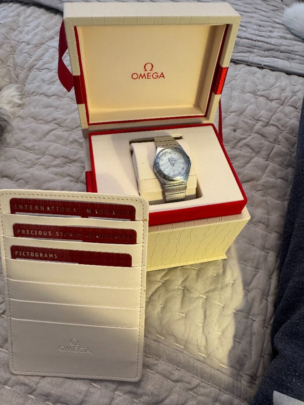 OMEGA Constellation 27mm steel female watch